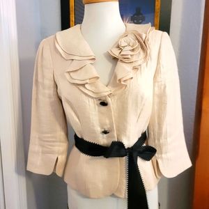 Adrianna Papell Jacket 6P champagne